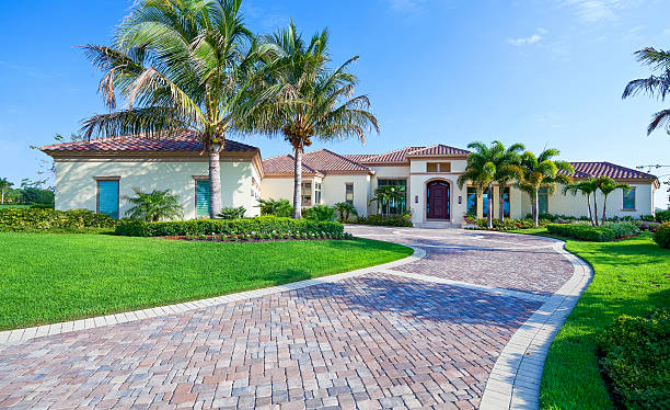 Permeable Paver Driveway in Gibraltar, MI